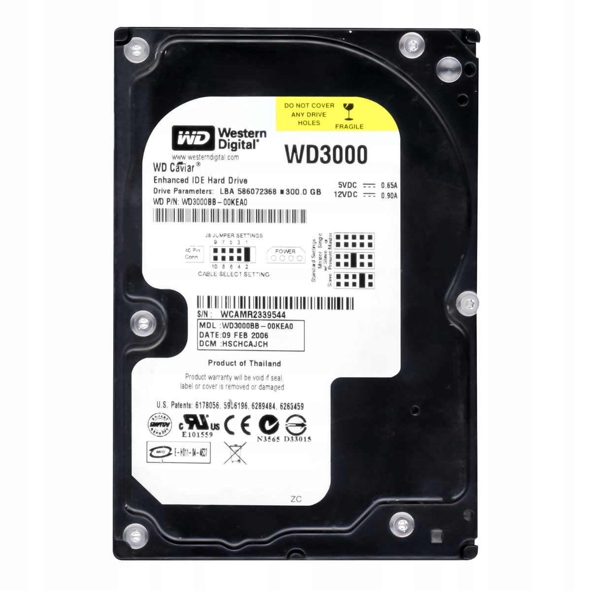 Wd Caviar 300GB 7.2K 2MB Ata 3.5'' WD3000BB