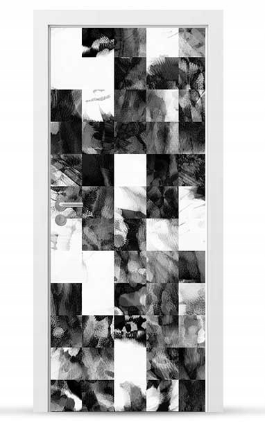 Okleina nálepka na vnější dveře Nábytková samolepicí Snadné Lepení