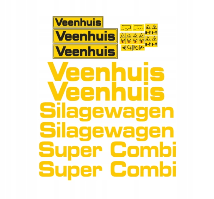 Samolepky samolepka Veenhuis Silagewagen Combi