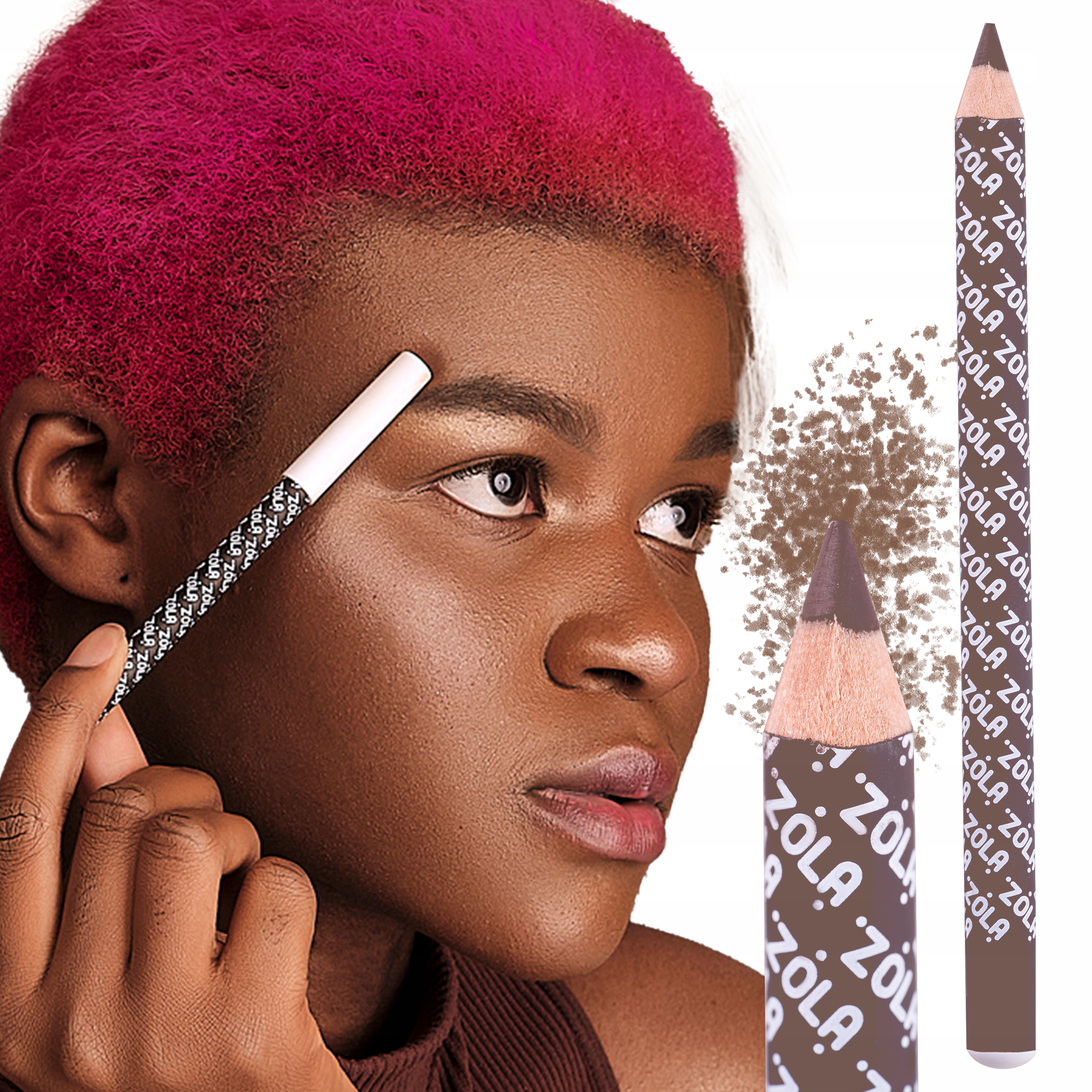 Zola Pudrová Tužka Na Obočí Chladně Hnědá Taupe Hnědá