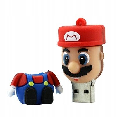 PENDRIVE USB SZYBKI FLASH DRIVE ULTRA PAMIĘĆ ZAWIESZKA PREZENT MARIO 64GB Marka Dr. Memory