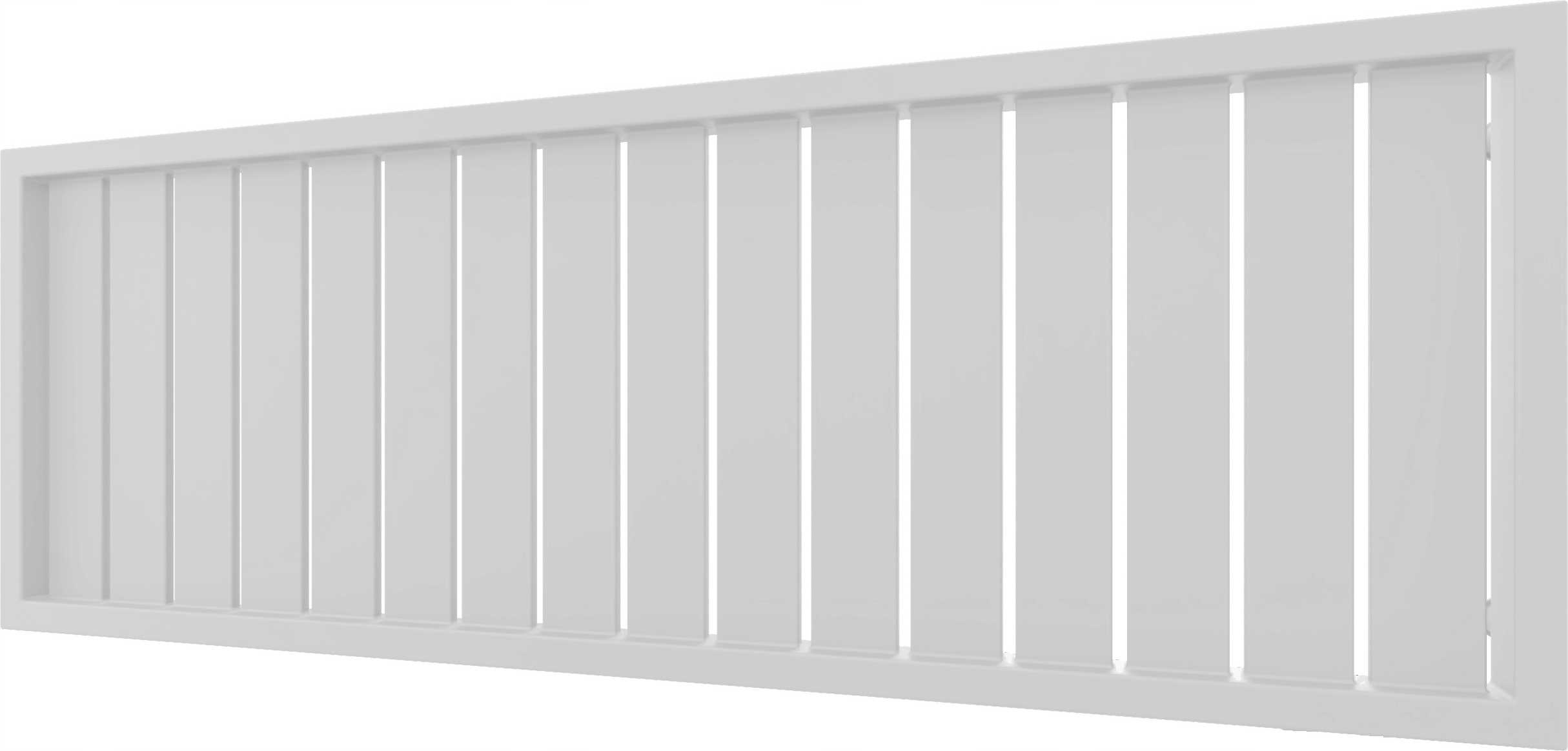 Dekoratívny Radiátor Bradone H480 L1350 Biely