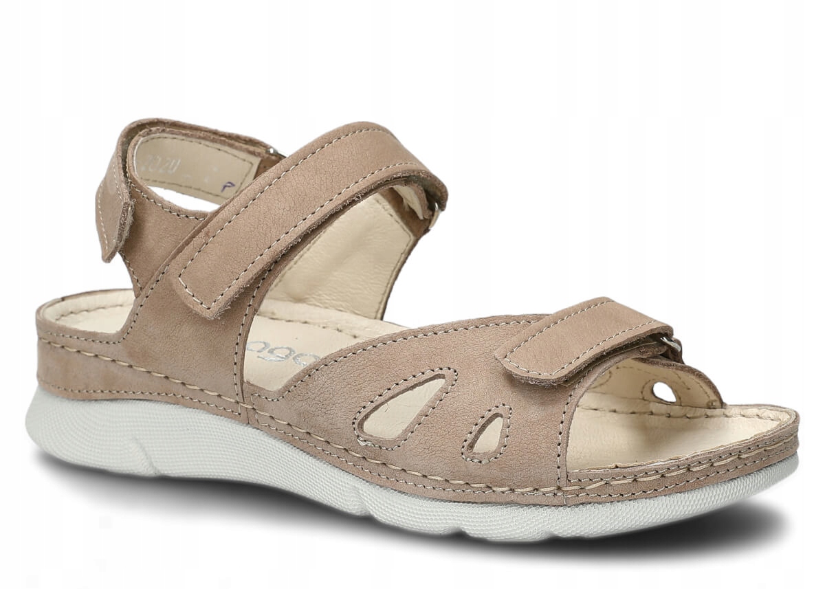 Nagaba 102 Béž Samuel Dámský Sandál Velikost 36