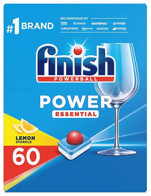 Levně Finish Power Essential Tablety do myčky lemon 60 kusů