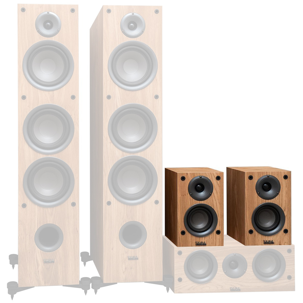 TAGA HARMONY TAV-507F+C+S ZESTAW KINA DOMOWEGO 5.0 Rodzaj subwoofera brak w zestawie