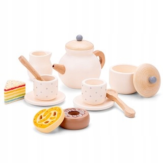 New Classic Toys Drewniany Zestaw Do Herbaty Ciastka