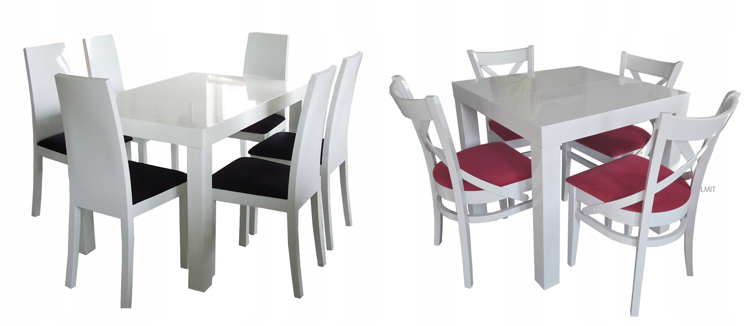 Stół biały wysoki POŁYSK 120x80+40 160 wymiary Kolor blatu biały