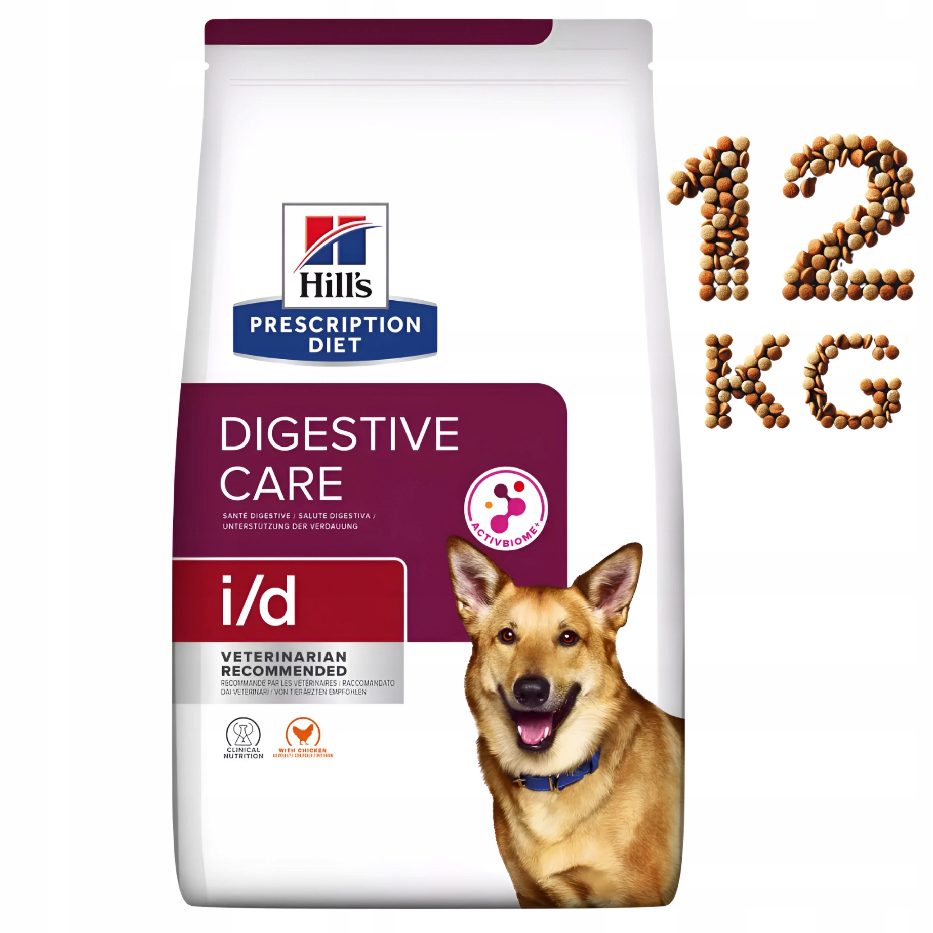Hill's Pd Canine i/d digestive, dla Psa na Trawienie i Jelita, 12 kg