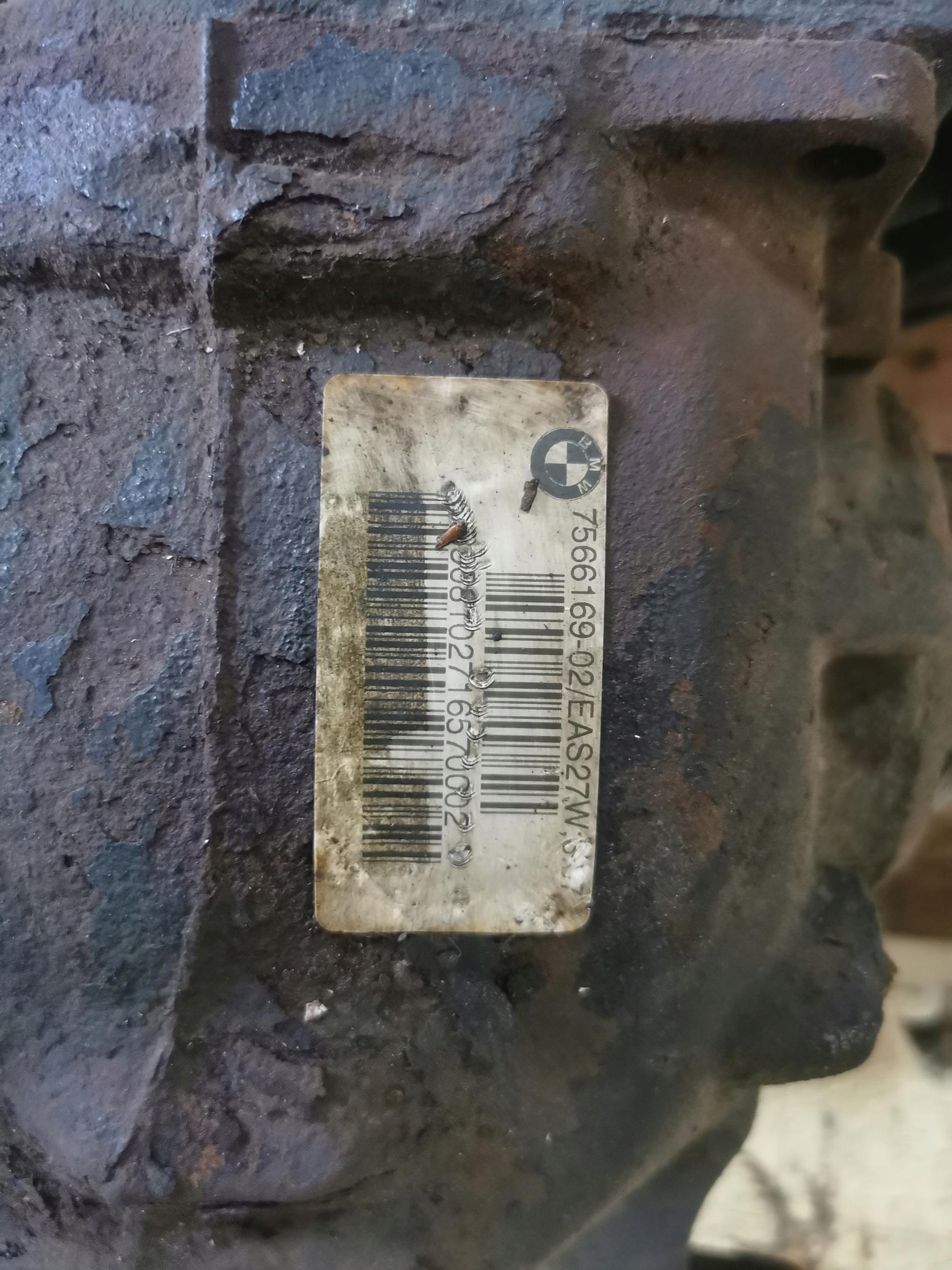 differential diff rear part BMW SERIA 1 E81 / E87 2.0D 143KM N47D20C 7566169 3.07