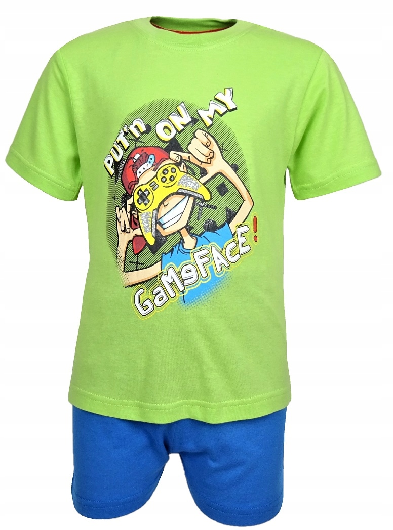 

piżama dziecięca letnia chłopięca Game Face 86/92