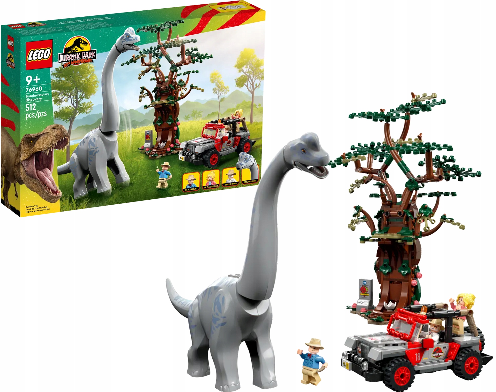 Lego Jurský svět Objev Brachiosaura 76960