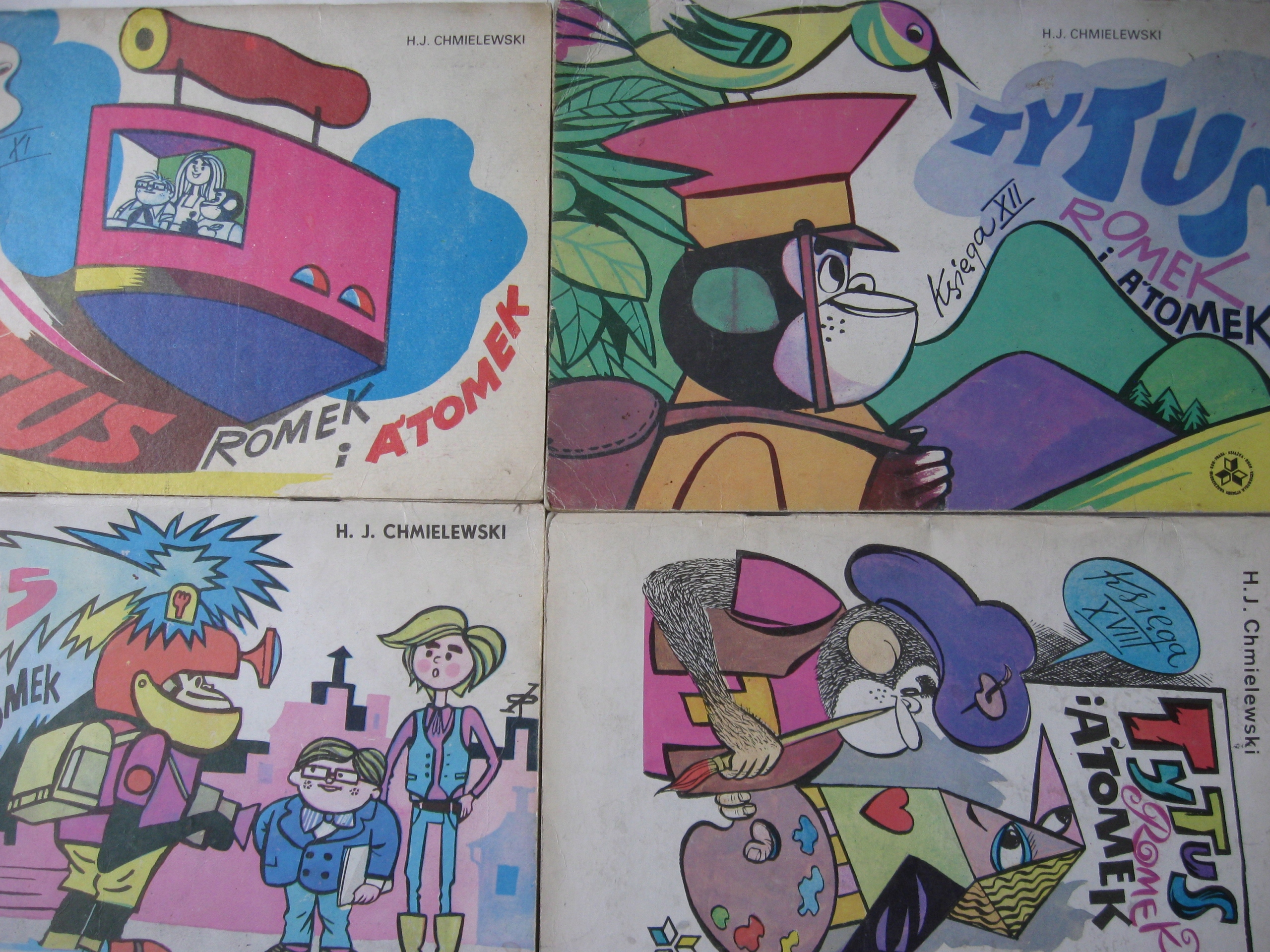 TYTUS ROMEK i A`TOMEK XI, XII, XIV i XVIII x 4