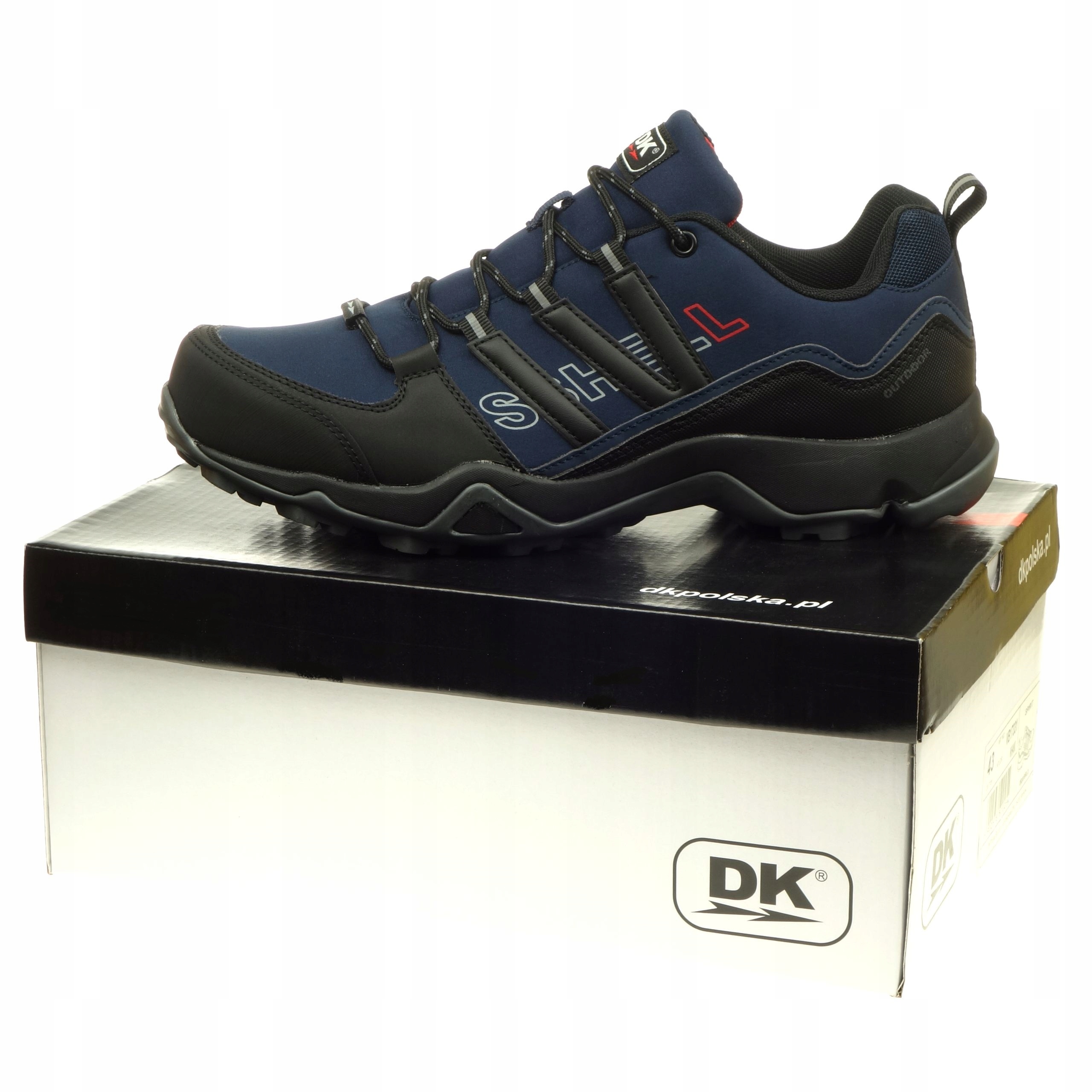 Чоловіче трекінгове взуття DK SPIRIT SoftShell OUTDOOR VB17331 Navy/Red 43