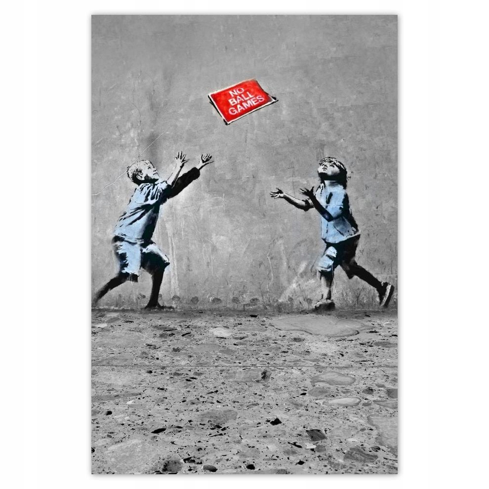 

Plakat samoprzylepny 40x60 Banksy No Ball Games