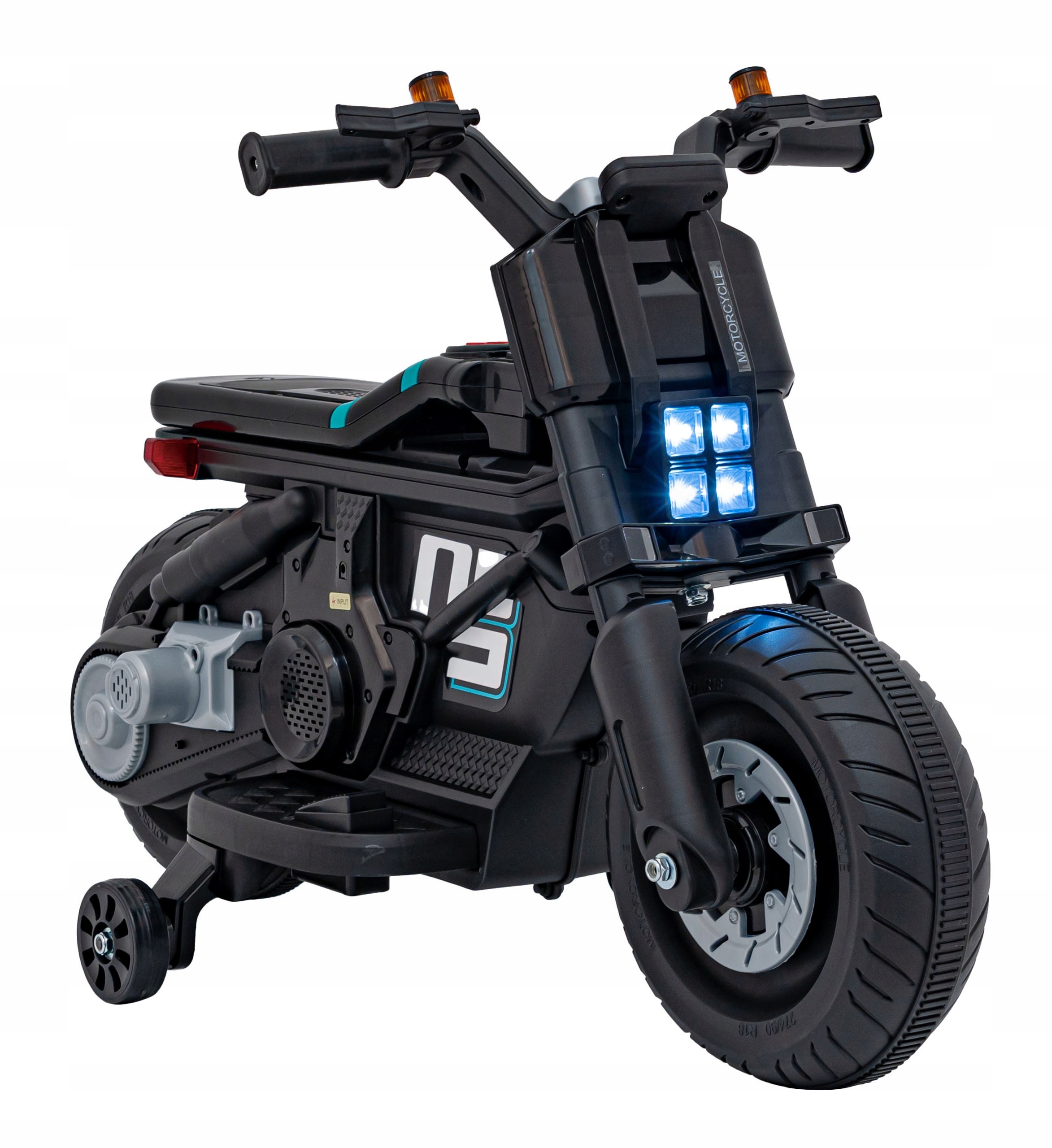 Pojazd Motorek na akumulator dla dzieci Future 88 Czarny QLS-805.CZ