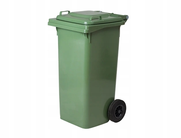 Levně Nohel Garden Popelnice s kolečky plastová zelená 120l