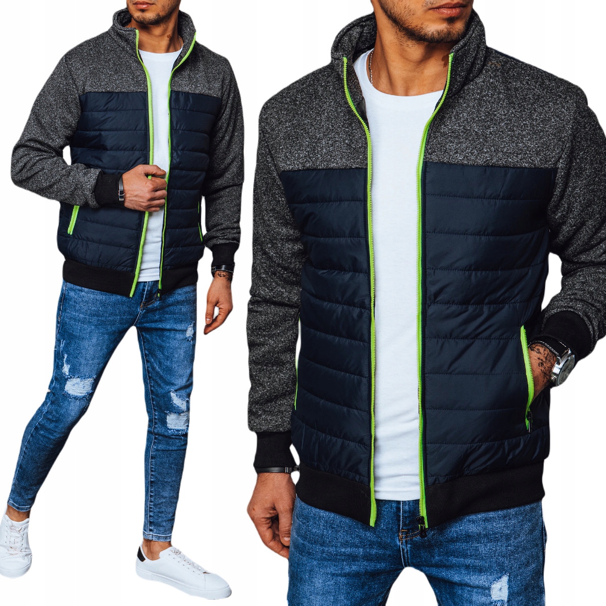 Męska Bluza/kurtka Przejściowa roz. L