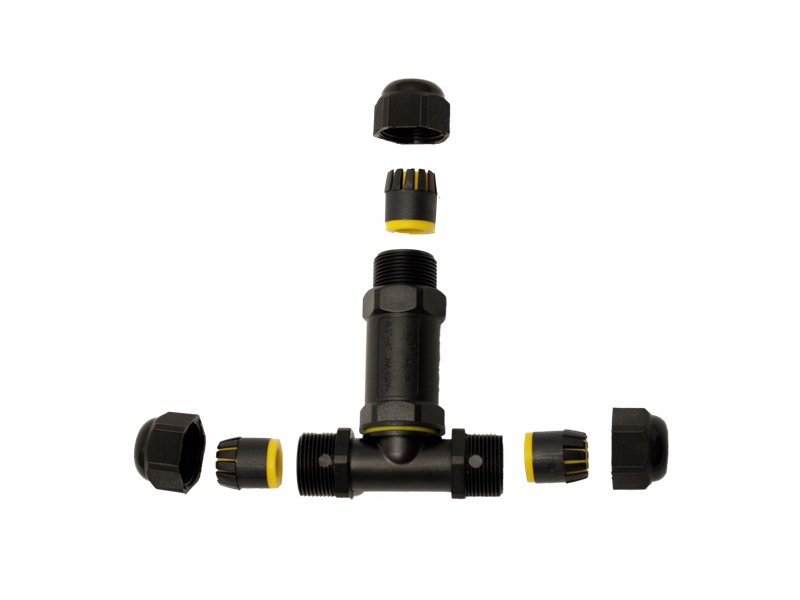 Wodoodporna mufa kablowa trójnik ze złączem 3 PIN EAN (GTIN) 5903867521952