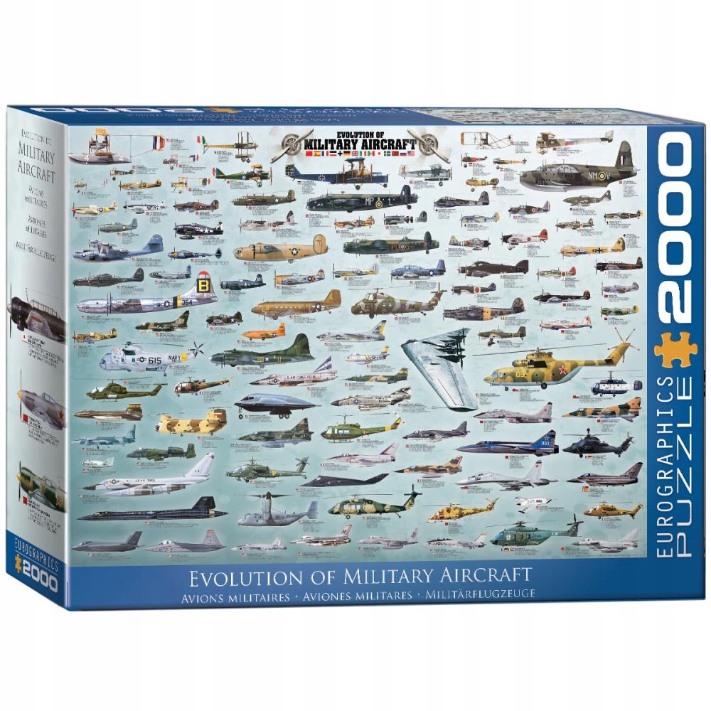 

Puzzle 2000 Evolution Of Military Aircraft 8220-..