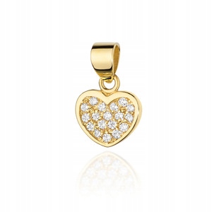 

Złota Zawieszka Serce Złoto 585 Brylant 0,15 ct