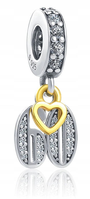 

Zawieszka Charms 60 Urodziny