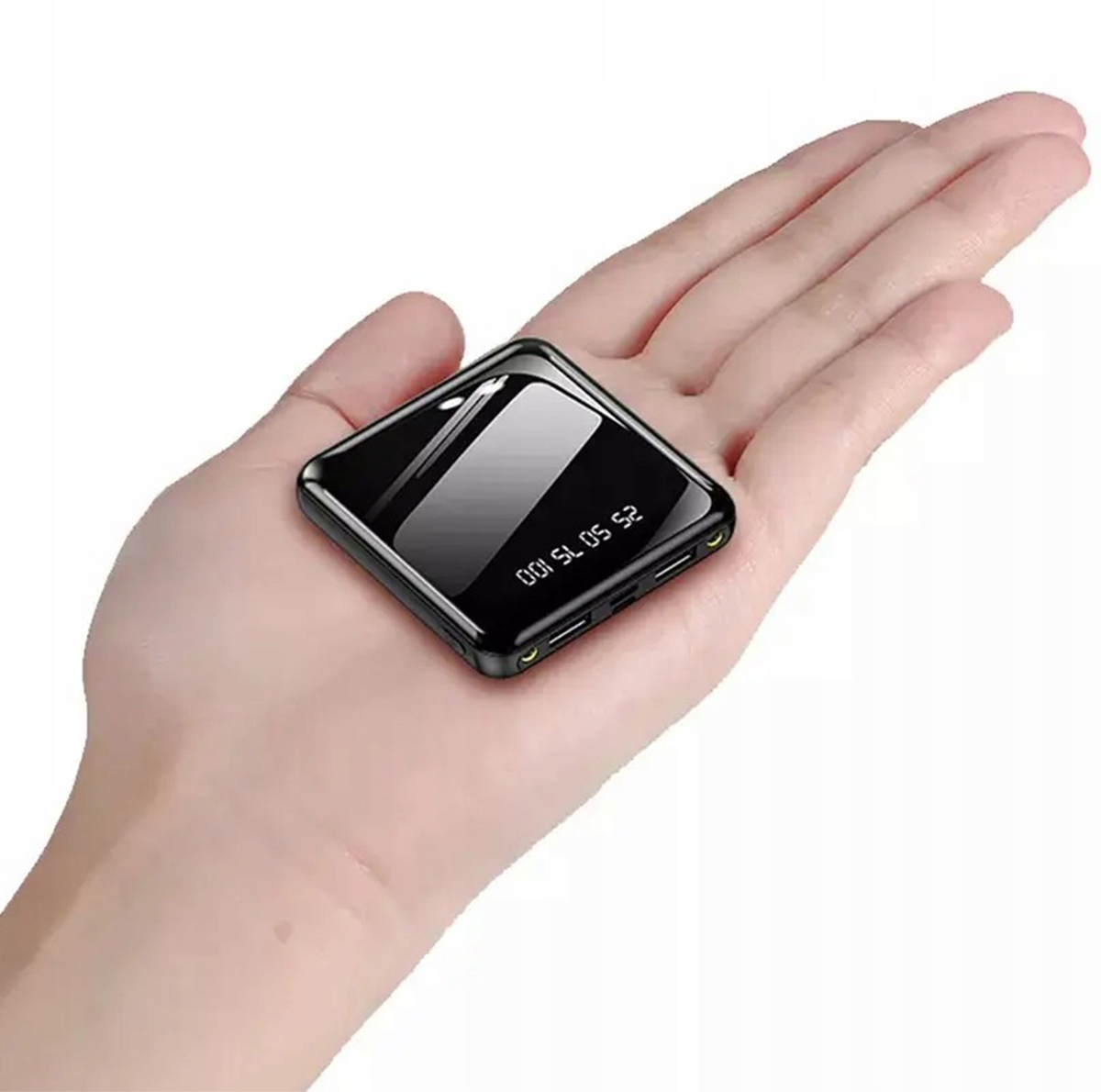 POWERBANK POWER BANK MINI ŁADOWARKA 4800mAh 2x USB + USB-C LATARKA LED US15 Stan opakowania oryginalne