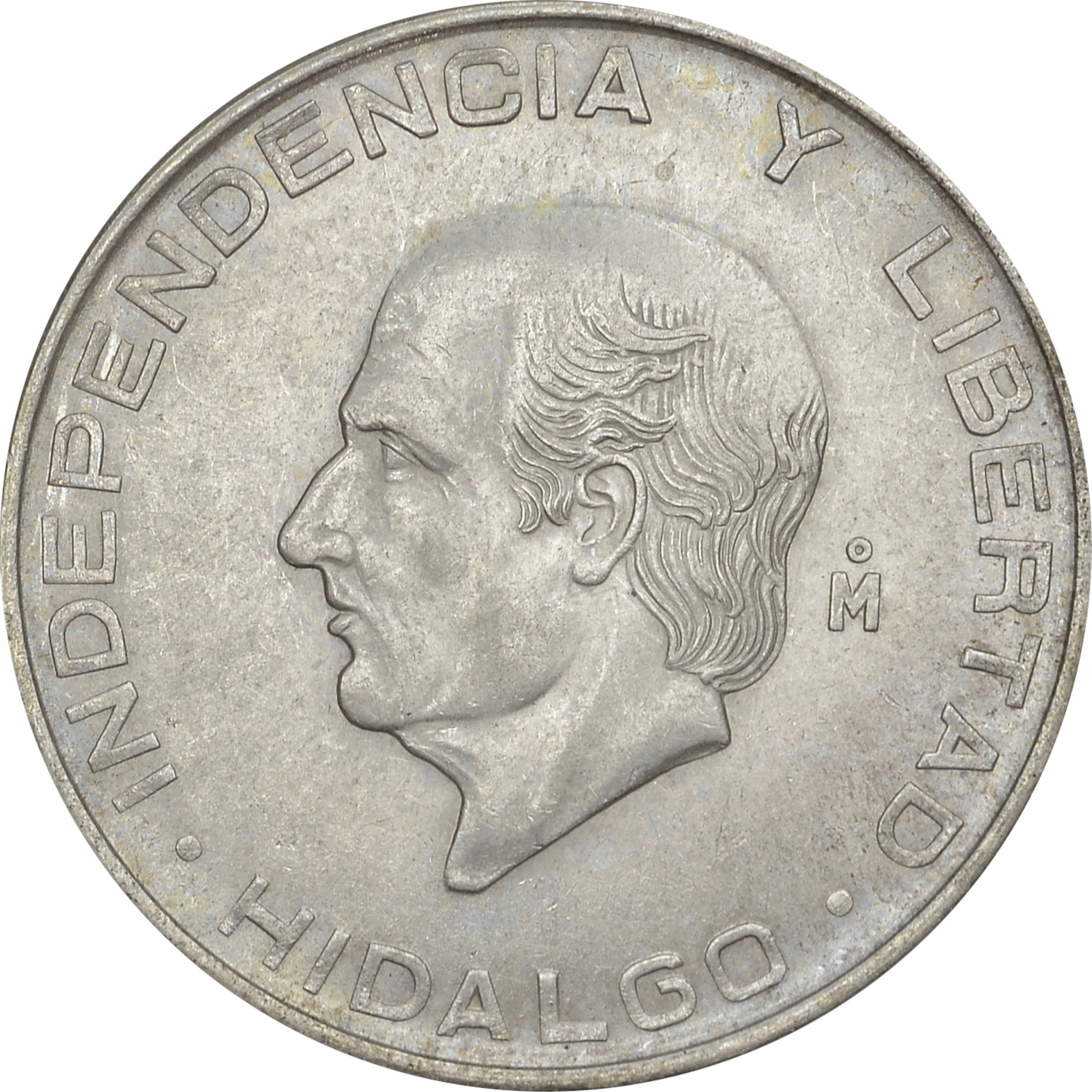 1.vv.MEKSYK, 5 PESOS 1956 HIDALGO
