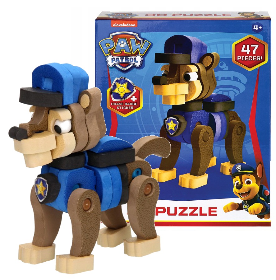 

Psi Patrol Chase Puzzle piankowe 3D 47 elementów