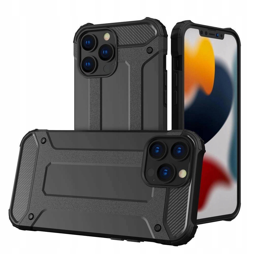 Hybrid Armor etui do iPhone 14 Pro pancerny hybrydowy pokrowiec czarny