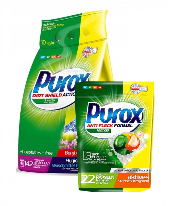

Purox Proszek do prania 10 kg Kapsułki 40 sztuk