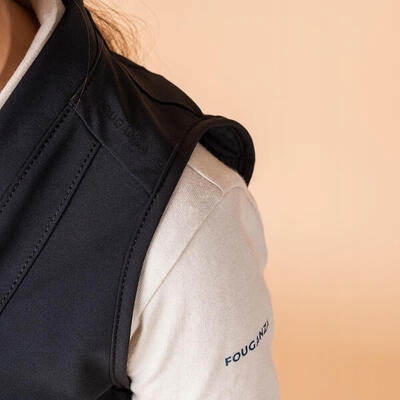 Ochraniacz pleców dla dzieci Fouganza 500 D3O elastyczny Rozmiar 140