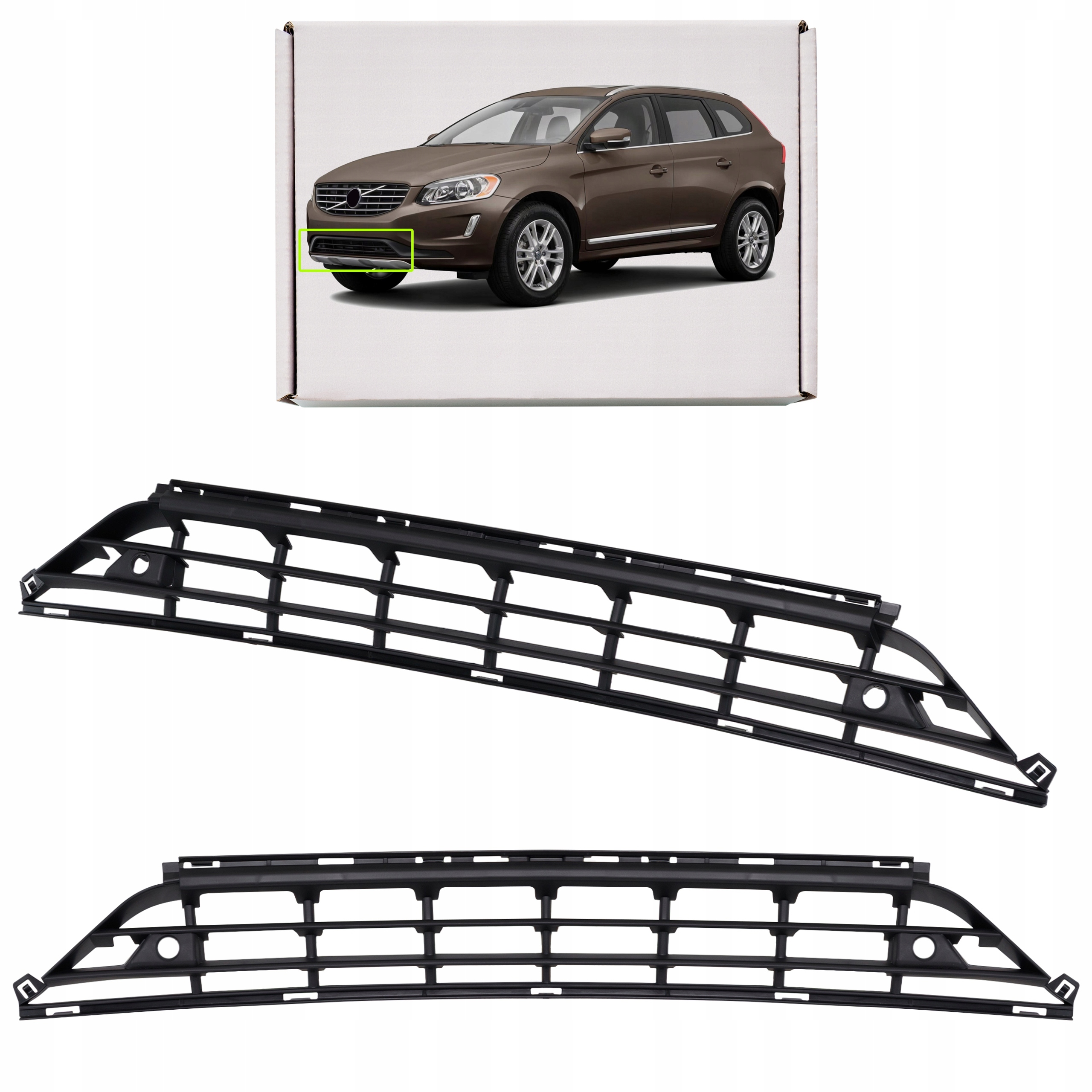 Volvo XC60 13-17 Atrapa Nárazníku Středová Přední Pdc Náhrada Do 31323775