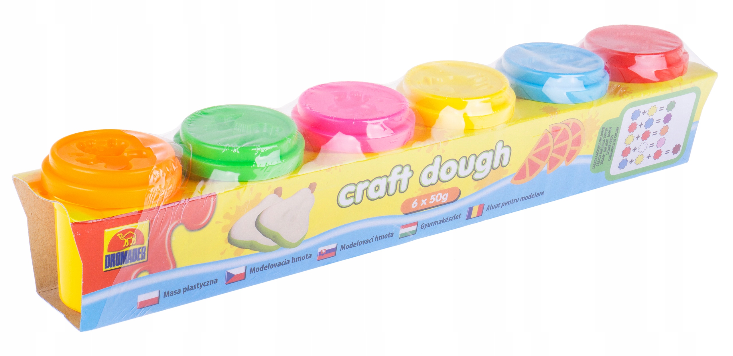 

Masa Plastyczna Zapas 6x50 gr Foremki Craft Doug