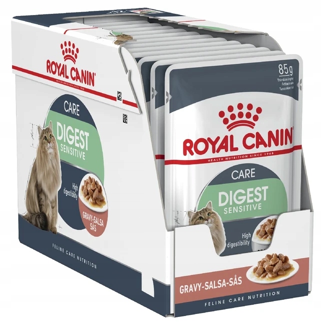 Levně Royal Canin Digest Sensitive v omáčce kapsička 12 x 85 g Originální Balení