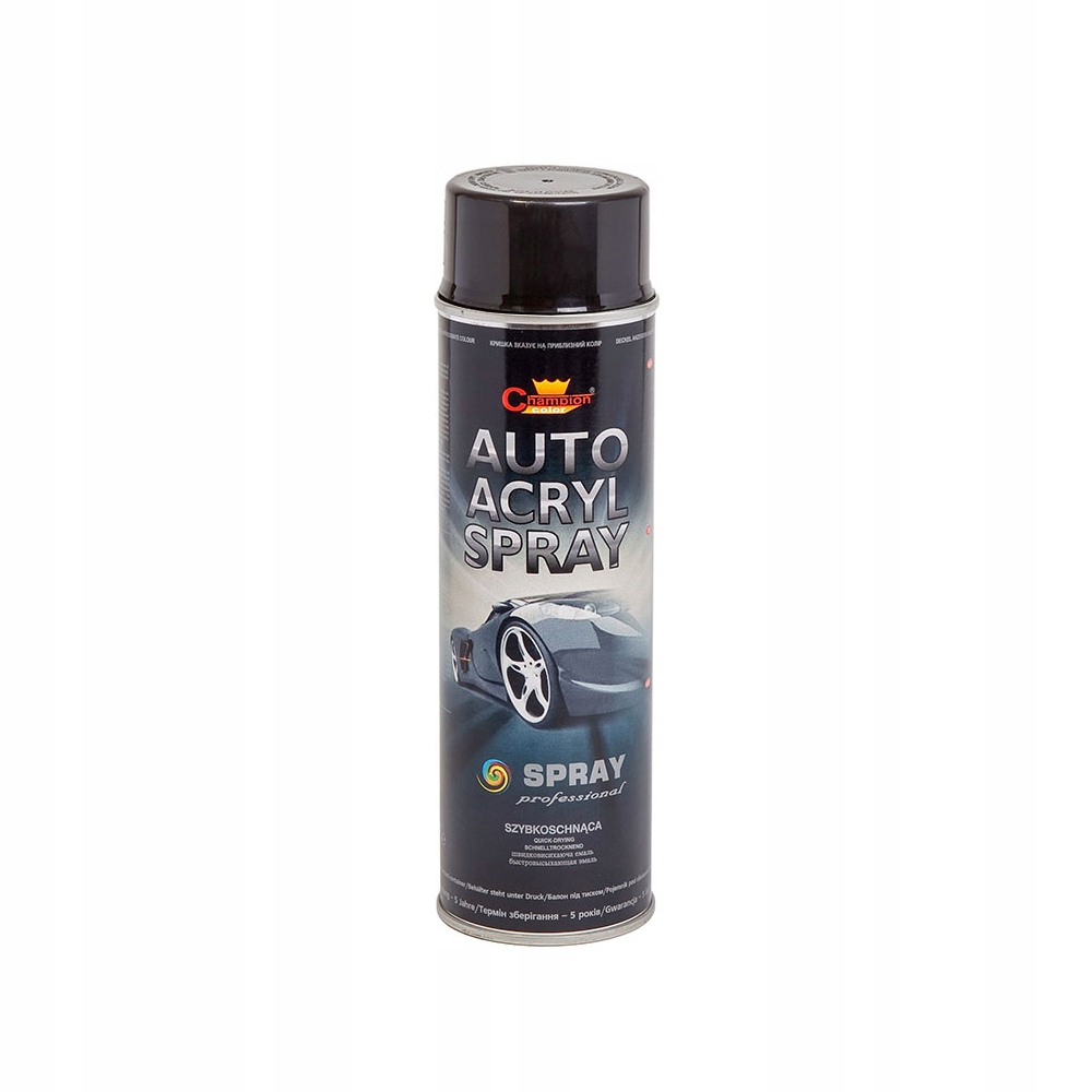 

Lakier Akrylowy Auto Acryl Spray Czarny Połysk