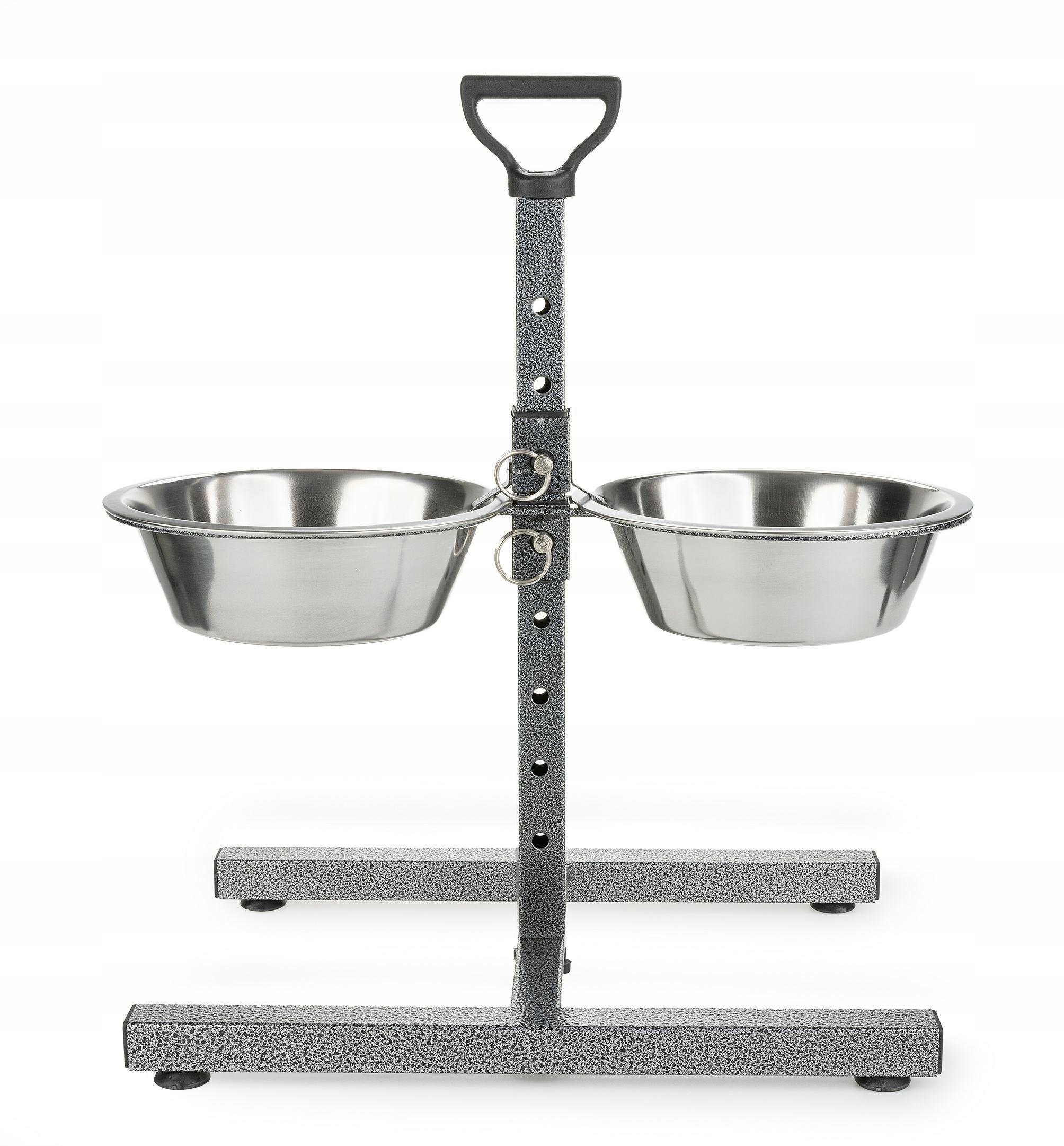 Zestaw dwóch misek metalowa Happet srebrny 2,6 l (MM25)