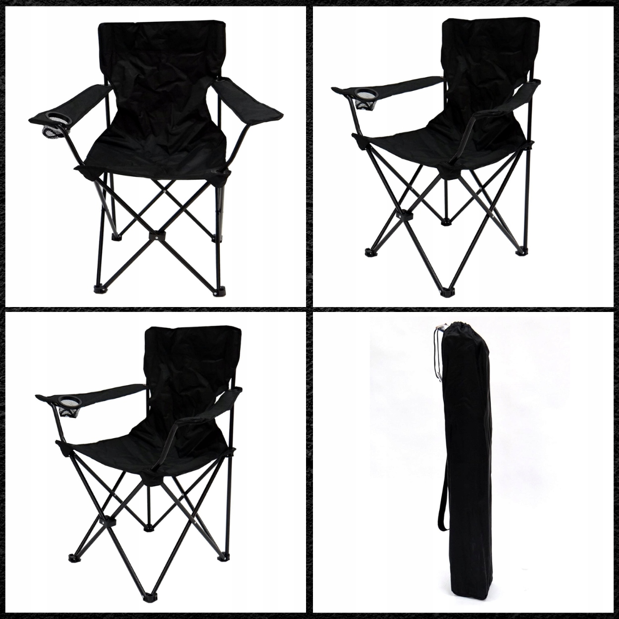 KRZESŁO WĘDKARSKIE RYBACKIE SKŁADANE FOTEL NA RYBY + POKROWIEC Kod producenta Krzesło Turystyczne