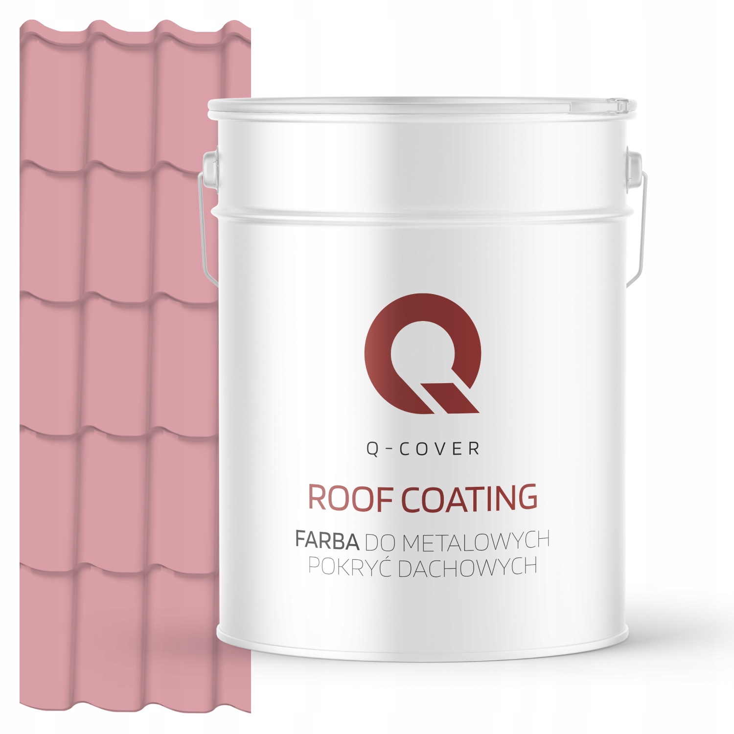 Farba Na Kovové Strechy Z Pozinkovaného Plechu Ružová Svetloružová 3015 10 L Matná
