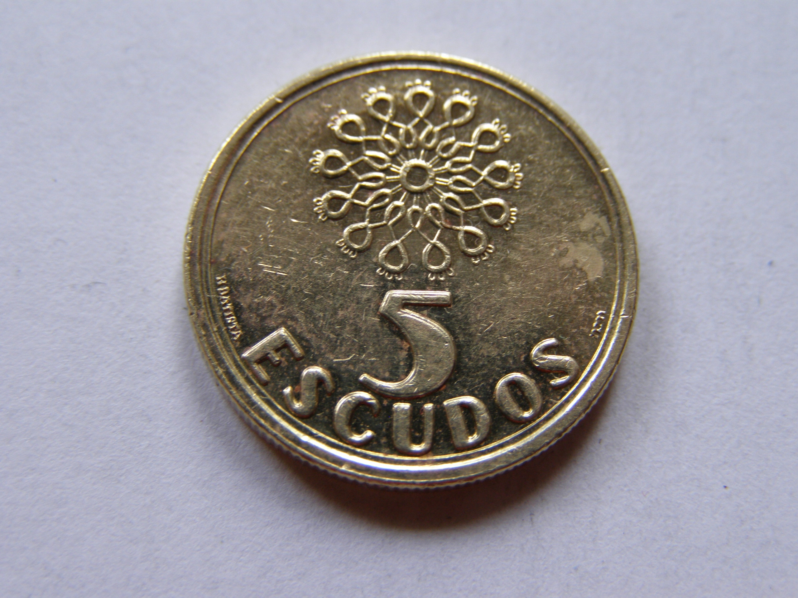 PORTUGALIA 5 ESCUDOS 1999 ROK !!!!!!!!!!!!!!! 1529