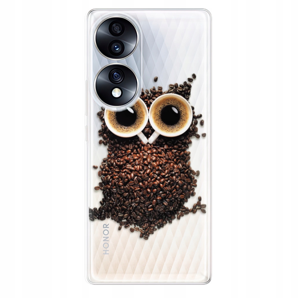 Silikonowe etui iSaprio Owl And Coffee do Honor 70