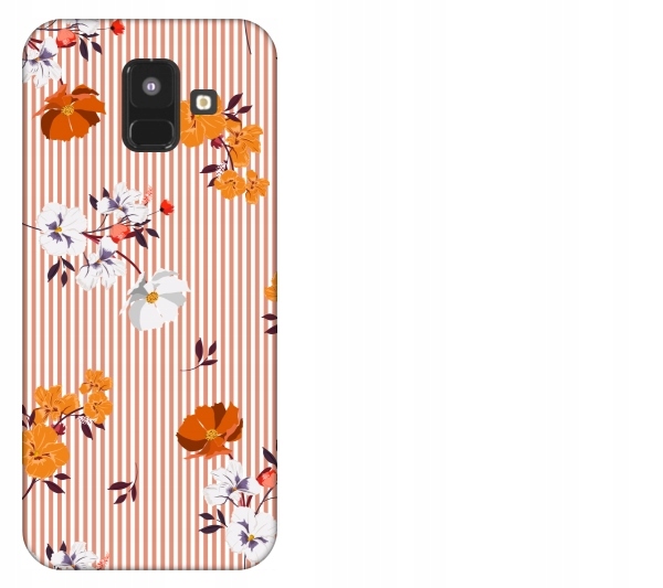 

Etui pokrowiec Samsung Galaxy A6 2018 Kwiaty vinta
