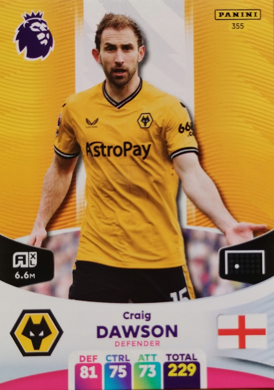 Premier League 2024 Wolverhampton 355 Craig Dawson