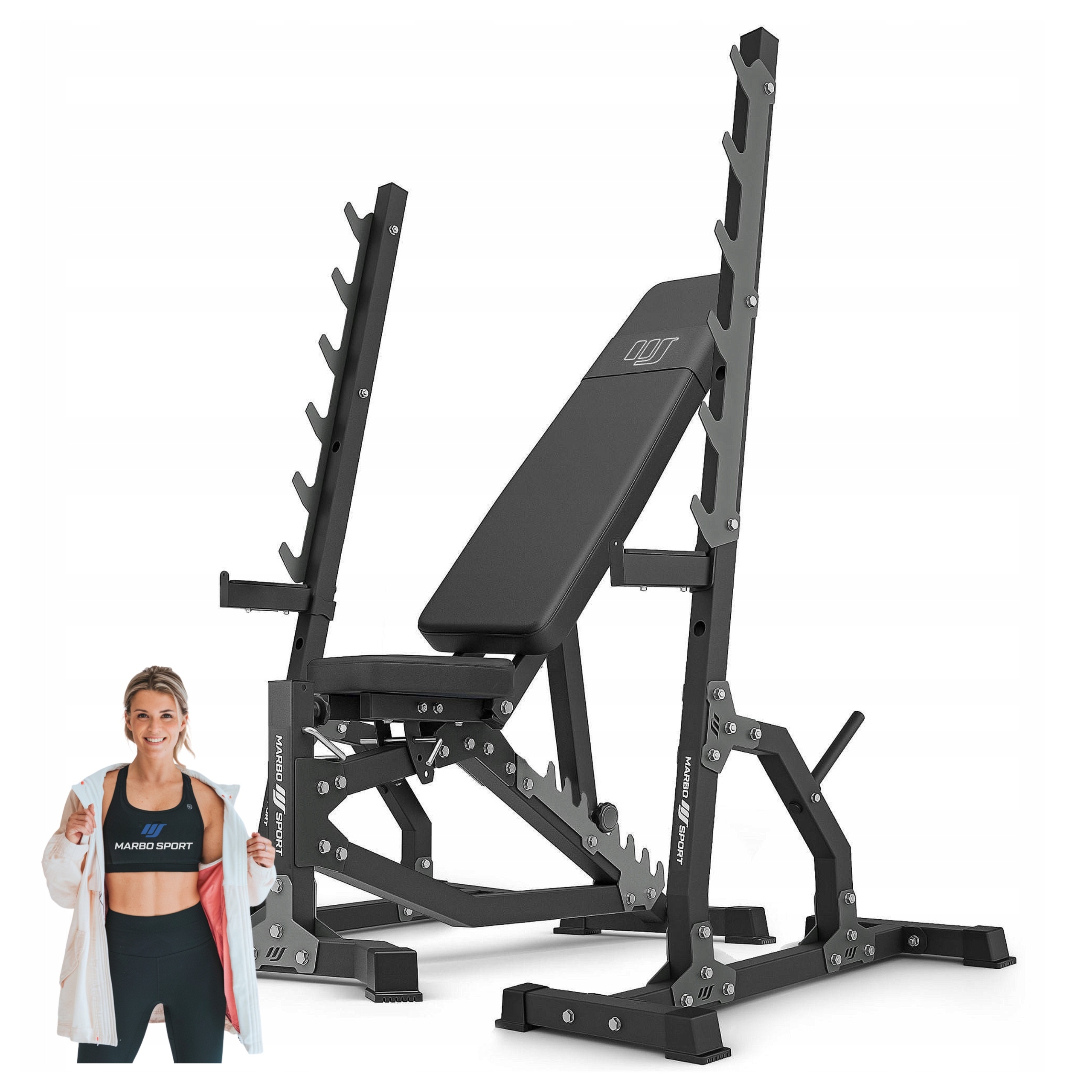 Sada MS8_2.0 tréninková lavice, stojany