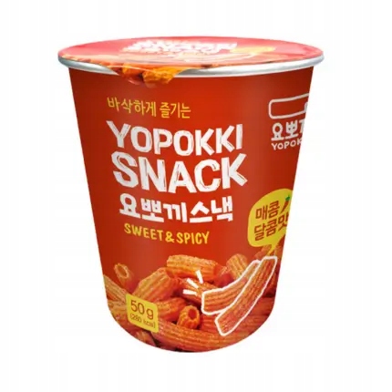 

Słodko-ostra przekąska makaronowa Yopokki 50g