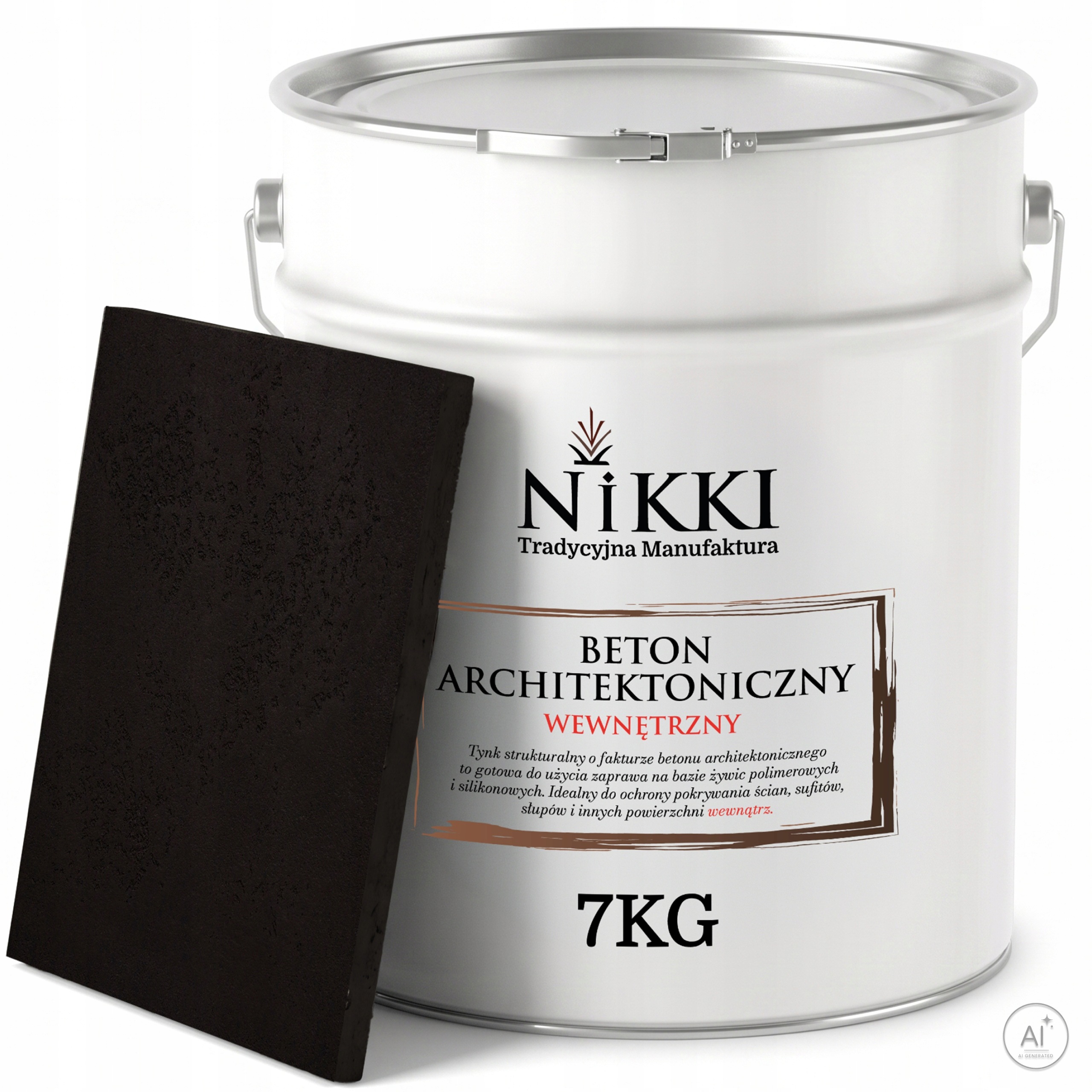 Dekorativní architektonický beton vnitřní 7 kg 5 m2 černý RAL9005 Uv