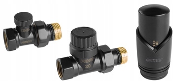 

Ferro Zestaw Termostatyczny Prosty Czarny