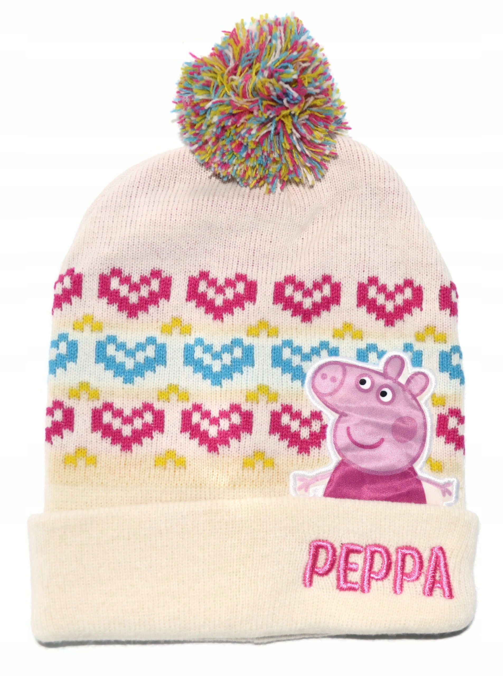 

Czapka dzianinowa Świnka Peppa Pig 52 czapeczka