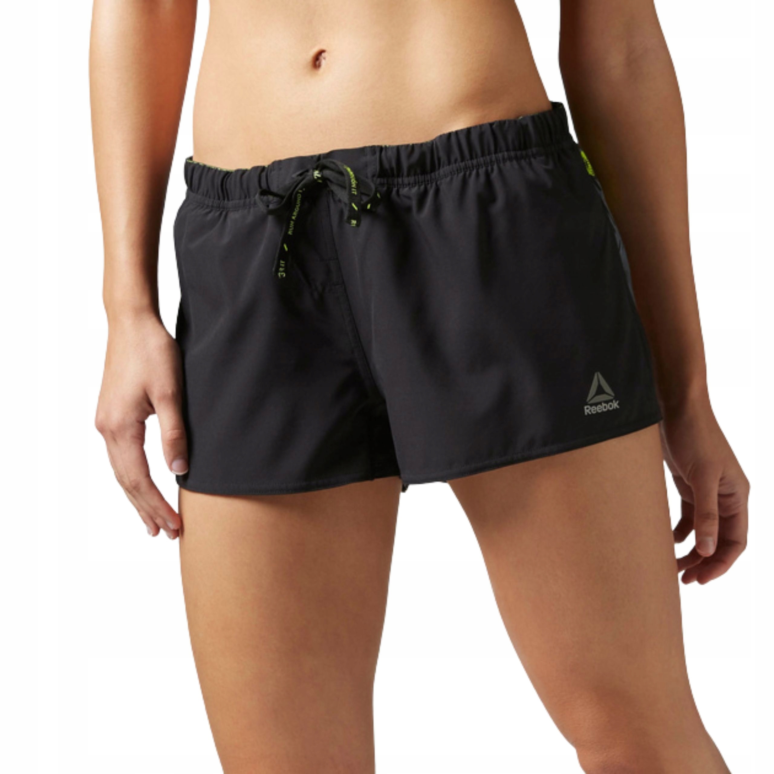 Damskie spodenki do biegania Reebok Osr Board Aop Xxs