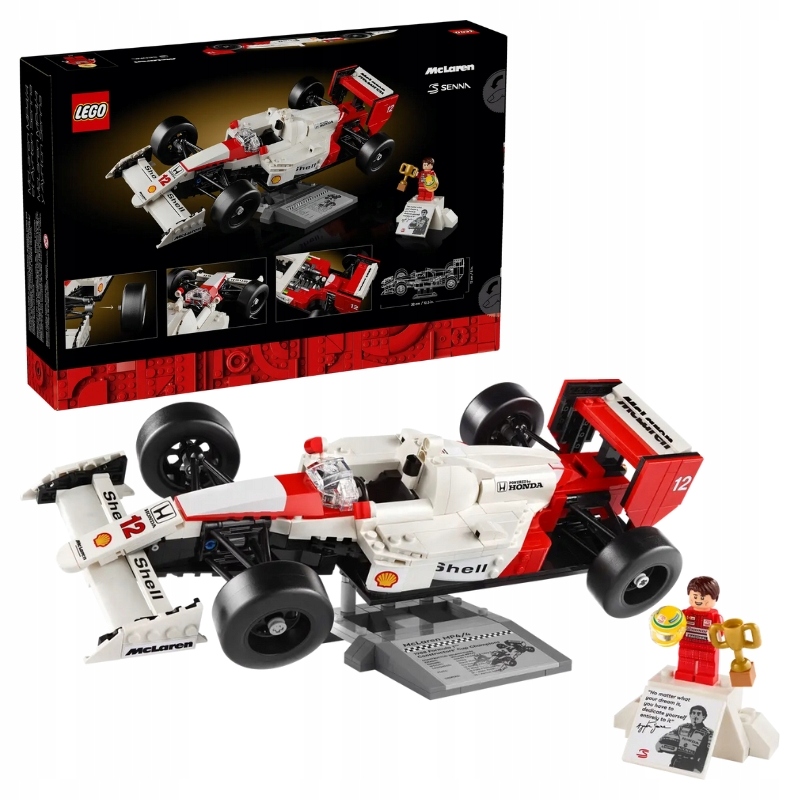 Lego Icons Mclaren MP4/4 A Ayrton Senna Sada Stavebnice Formule 1 Auto
