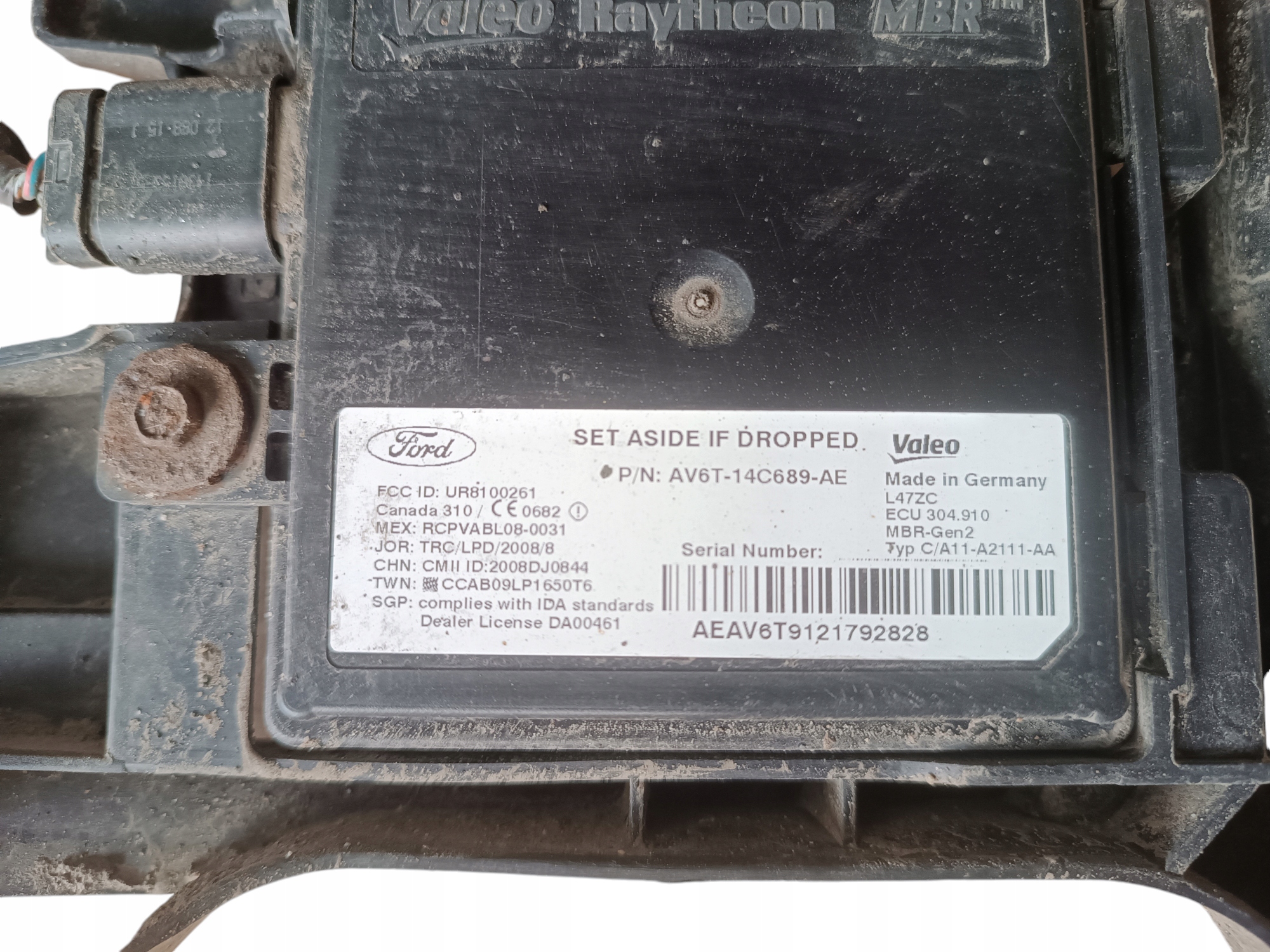 module BLIS RADAR ASYSTENT supports rear part left FORD C-MAX MK2